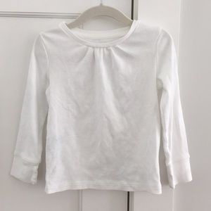 White long sleeve tee